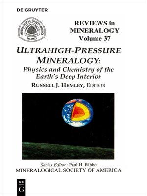 cover image of Ultrahigh Pressure Mineralogy